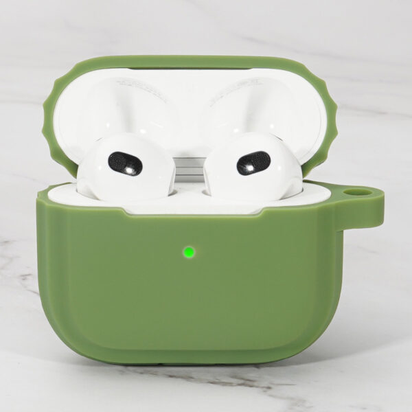 Apple Airpods Serie Kopfhörerhülle Einfarbig Mode Airpods (3rd Generation) Silikon – Bild 17