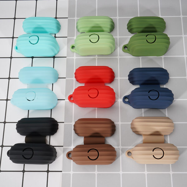Apple Airpods Serie Kopfhörerhülle Einfarbig Mode Airpods (3rd Generation) Silikon – Bild 2