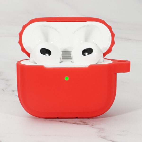 Apple Airpods Serie Kopfhörerhülle Einfarbig Mode Airpods (3rd Generation) Silikon – Bild 3