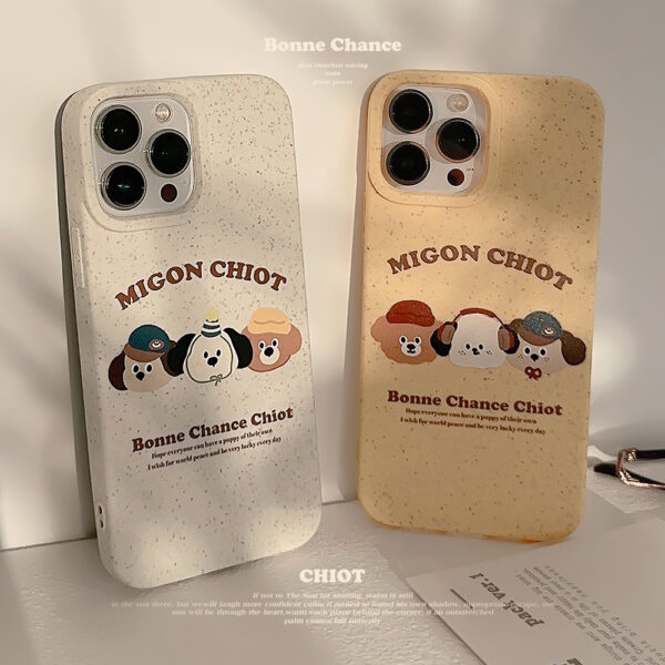 Apple iPhone 14 Serie Karikatur iPhone 14 Pro Handyhülle TPU Hund – Bild 3