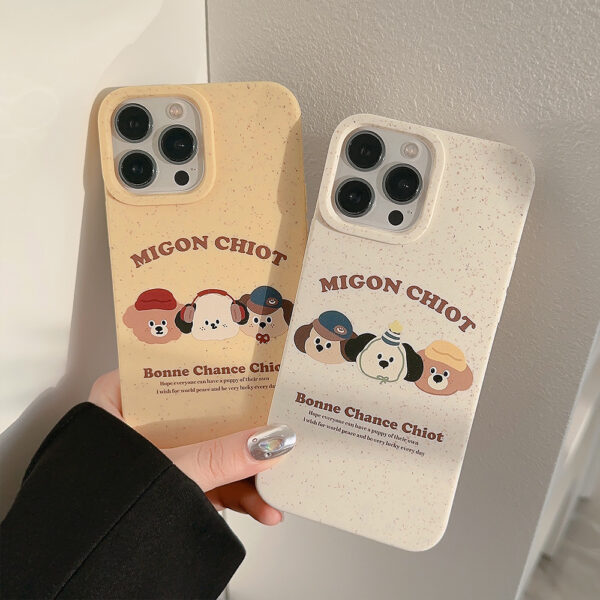 Apple iPhone 14 Serie Karikatur iPhone 14 Pro Handyhülle TPU Hund – Bild 4