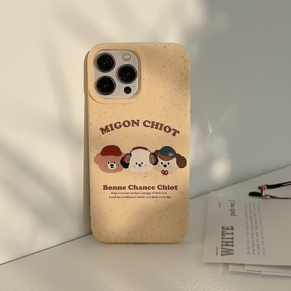 Apple iPhone 14 Serie Karikatur iPhone 14 Pro Handyhülle TPU Hund – Bild 8