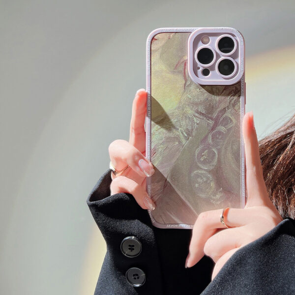 Apple iPhone 15 Serie Kunst Malerei Handyhülle iPhone 15 Pro TPU – Bild 6