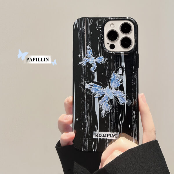 Apple iPhone 12 Serie iPhone 12 Pro Max Handyhülle TPU Mode Schmetterling – Bild 2