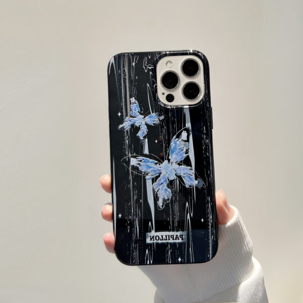 Apple iPhone 12 Serie iPhone 12 Pro Max Handyhülle TPU Mode Schmetterling – Bild 4