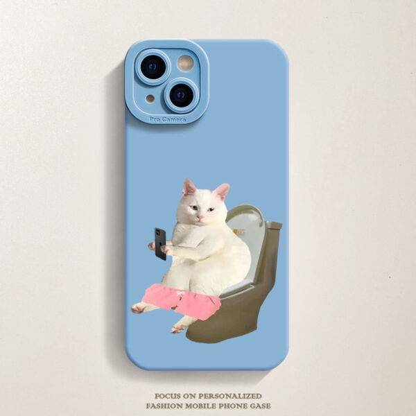 Apple iPhone 14 Serie Katze Karikatur TPU Handyhülle iPhone 14 – Bild 14