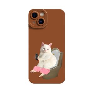Apple iPhone 14 Serie Katze Karikatur TPU Handyhülle iPhone 14