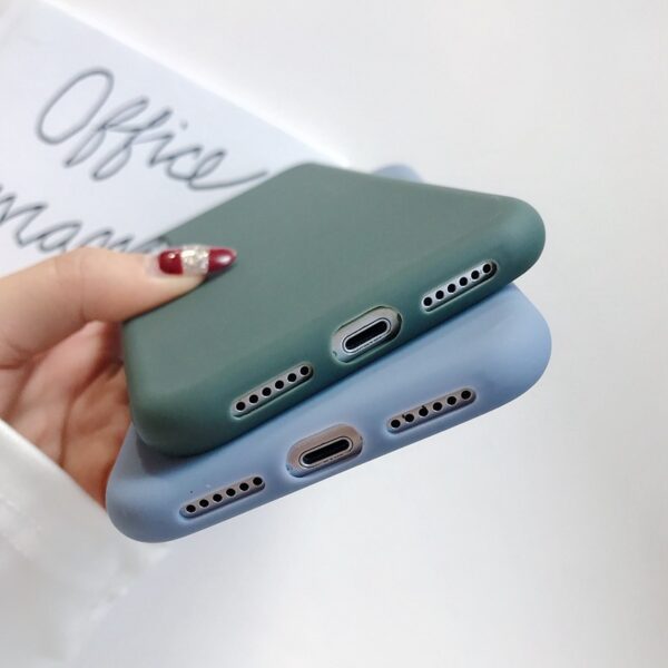 Apple iPhone X Serie Einfach TPU iPhone Xr Handyhülle Einfarbig – Bild 4