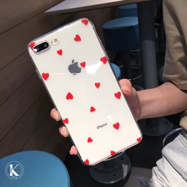 Apple iPhone 7 Serie Silikon Handyhülle iPhone 7 Plus Mode Liebe – Bild 5
