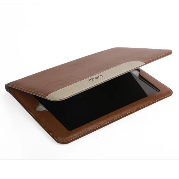 Apple iPad Serie Einfarbig Leder iPad 10.2-inch (7th Gen) Mode Tablethülle – Bild 5