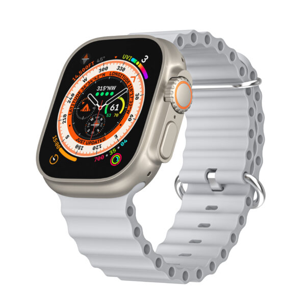 Apple Watch Serie Mode Silikon Einfarbig Uhrenarmband Apple Watch Series 7/8/9 (41mm) – Bild 8