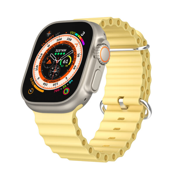 Apple Watch Serie Mode Silikon Einfarbig Uhrenarmband Apple Watch Series 7/8/9 (41mm) – Bild 9