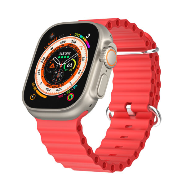 Apple Watch Serie Mode Silikon Einfarbig Uhrenarmband Apple Watch Series 7/8/9 (41mm) – Bild 11