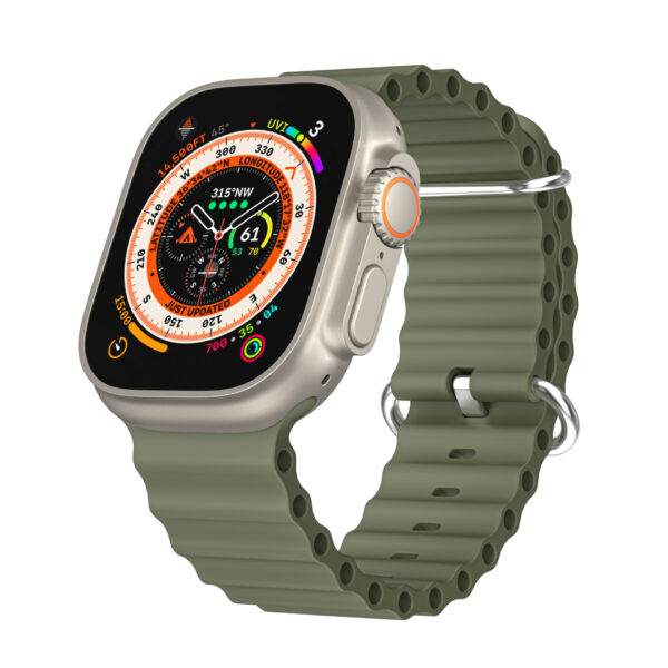 Apple Watch Serie Mode Silikon Einfarbig Uhrenarmband Apple Watch Series 7/8/9 (41mm) – Bild 12