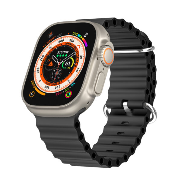 Apple Watch Serie Mode Silikon Einfarbig Uhrenarmband Apple Watch Series 7/8/9 (41mm) – Bild 2