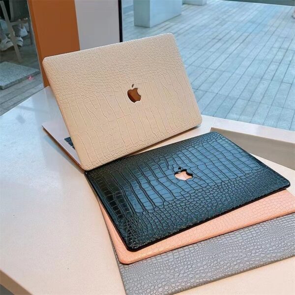 Apple Macbook Serie Macbook Air 13.6" (2022) Alligator Laptoptasche Mode – Bild 3