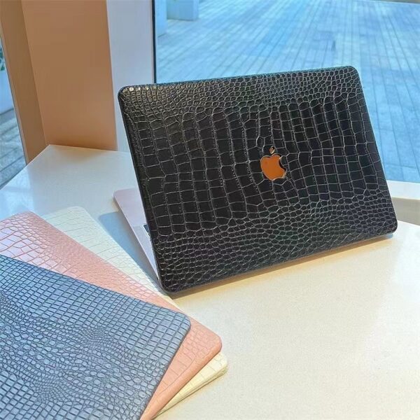 Apple Macbook Serie Macbook Air 13.6" (2022) Alligator Laptoptasche Mode – Bild 4