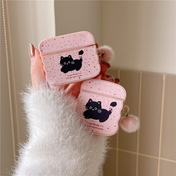 Apple Airpods Serie Katze Mode Airpods (2nd Generation) Kopfhörerhülle TPU – Bild 4