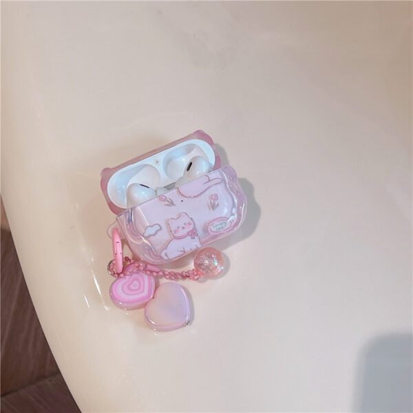 Apple Airpods Serie Katze Kopfhörerhülle Airpods (2nd Generation) Mode TPU – Bild 4