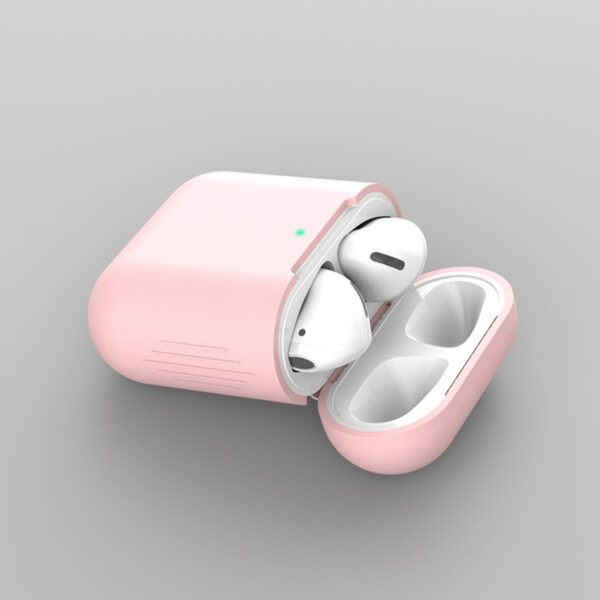 Apple AirPods Series Fashion Earphone Case Solid Color AirPods 2 Silicone – Bild 3