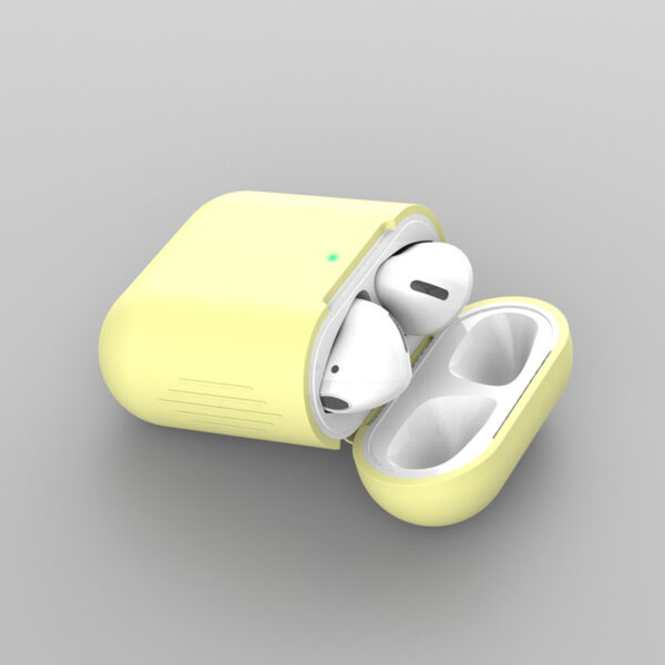Apple AirPods Series Fashion Earphone Case Solid Color AirPods 2 Silicone – Bild 5