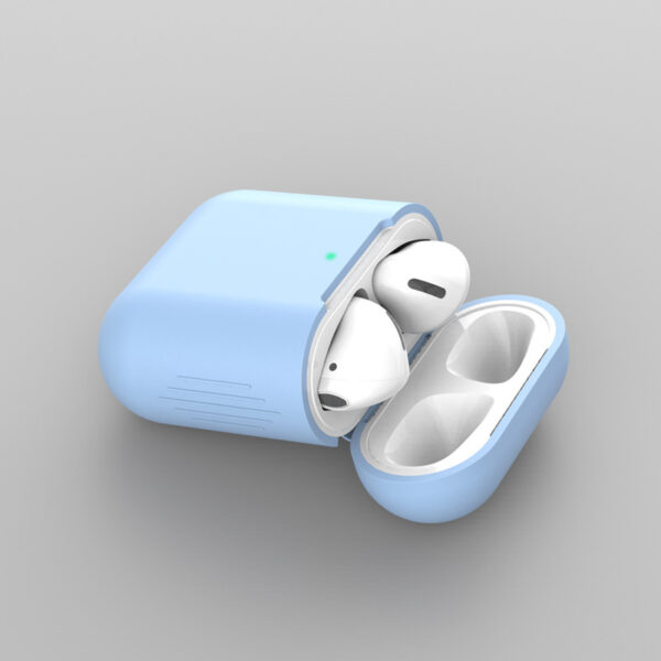 Apple AirPods Series Fashion Earphone Case Solid Color AirPods 2 Silicone – Bild 6