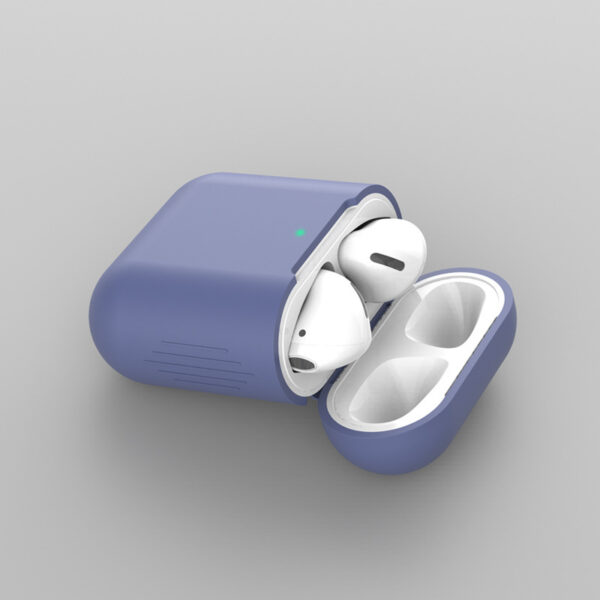 Apple AirPods Series Fashion Earphone Case Solid Color AirPods 2 Silicone – Bild 7