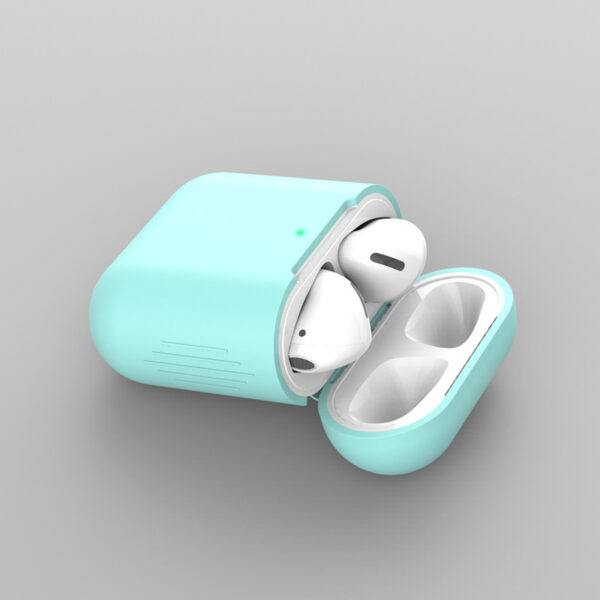 Apple AirPods Series Fashion Earphone Case Solid Color AirPods 2 Silicone – Bild 8