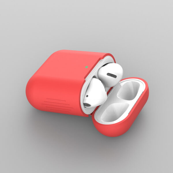 Apple AirPods Series Fashion Earphone Case Solid Color AirPods 2 Silicone – Bild 9