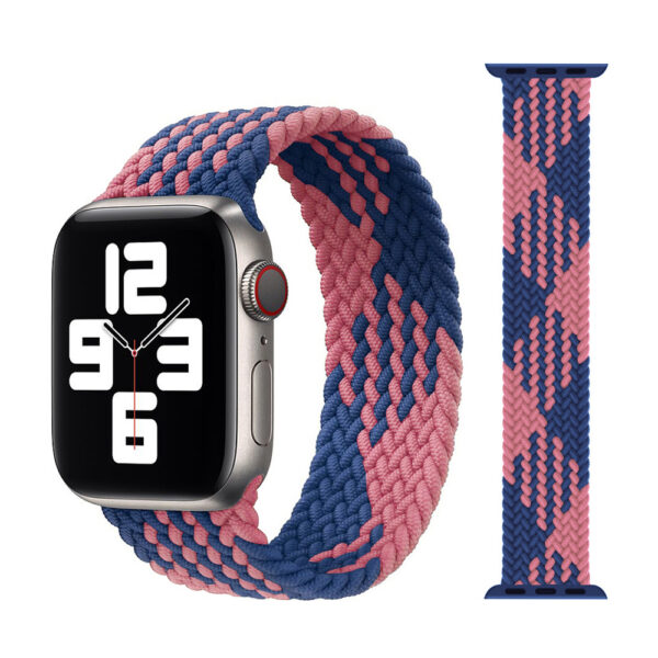 Apple Watch Serie Mode Leinwand Apple Watch 2 Uhrenarmband Geflochtenes Muster – Bild 10