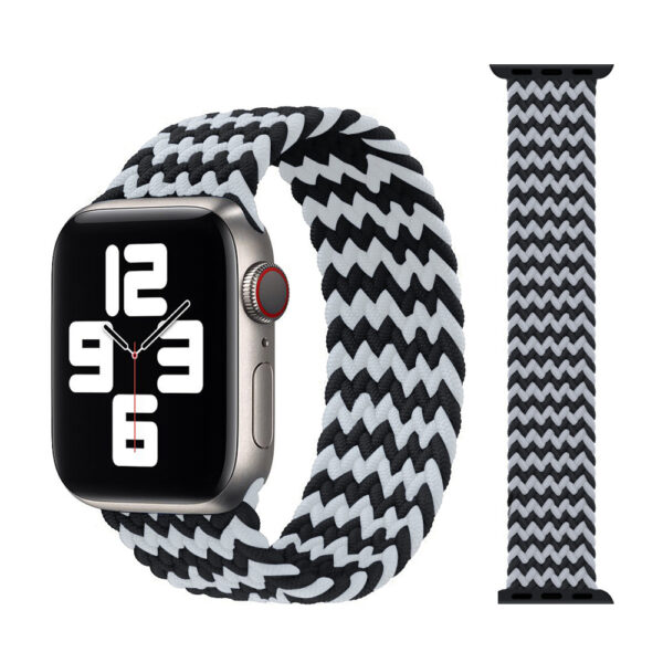 Apple Watch Serie Mode Leinwand Apple Watch 2 Uhrenarmband Geflochtenes Muster – Bild 2