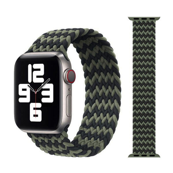 Apple Watch Serie Mode Leinwand Apple Watch 2 Uhrenarmband Geflochtenes Muster – Bild 4