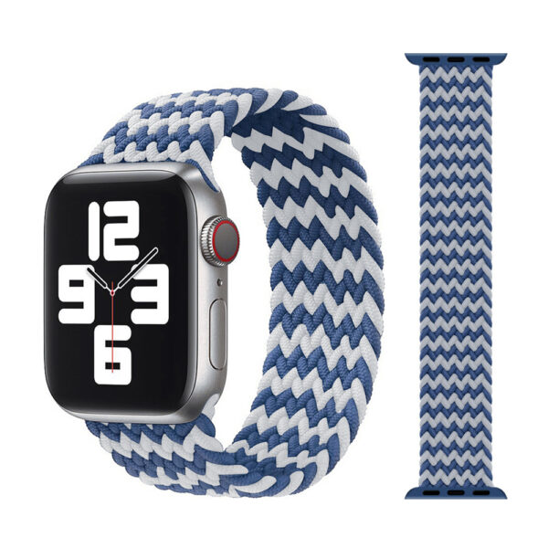 Apple Watch Serie Mode Leinwand Apple Watch 2 Uhrenarmband Geflochtenes Muster – Bild 5