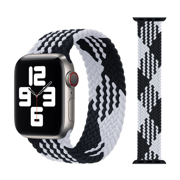 Apple Watch Serie Mode Leinwand Apple Watch 2 Uhrenarmband Geflochtenes Muster – Bild 7