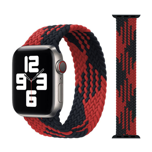Apple Watch Serie Mode Leinwand Apple Watch 2 Uhrenarmband Geflochtenes Muster – Bild 8