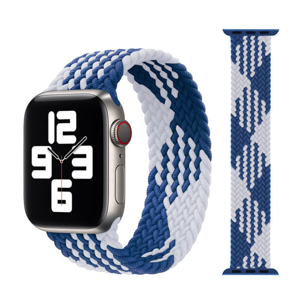 Apple Watch Serie Mode Leinwand Apple Watch 2 Uhrenarmband Geflochtenes Muster – Bild 9