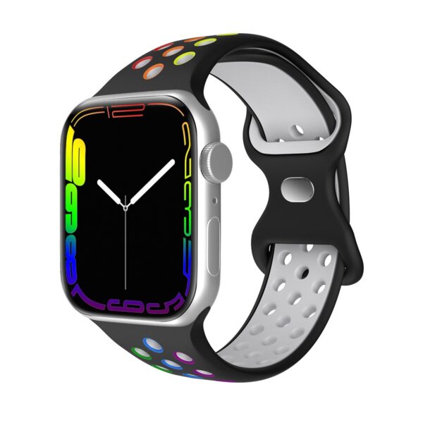 Apple Watch Serie Mode Silikon Mehrfarbig Uhrenarmband Apple Watch 3 – Bild 11