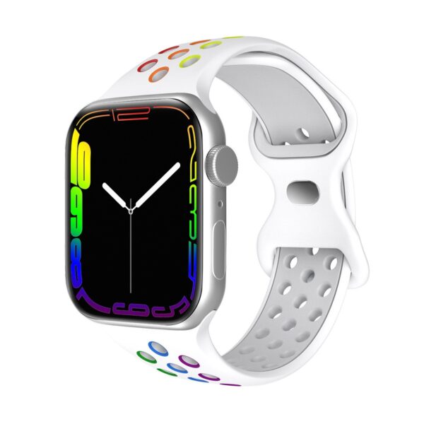 Apple Watch Serie Mode Silikon Mehrfarbig Uhrenarmband Apple Watch 3 – Bild 12