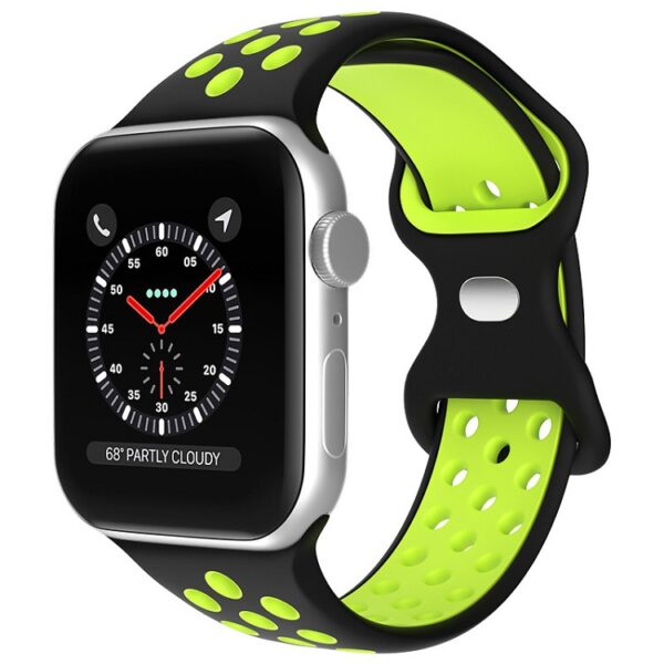 Apple Watch Serie Mode Silikon Mehrfarbig Uhrenarmband Apple Watch 3 – Bild 5