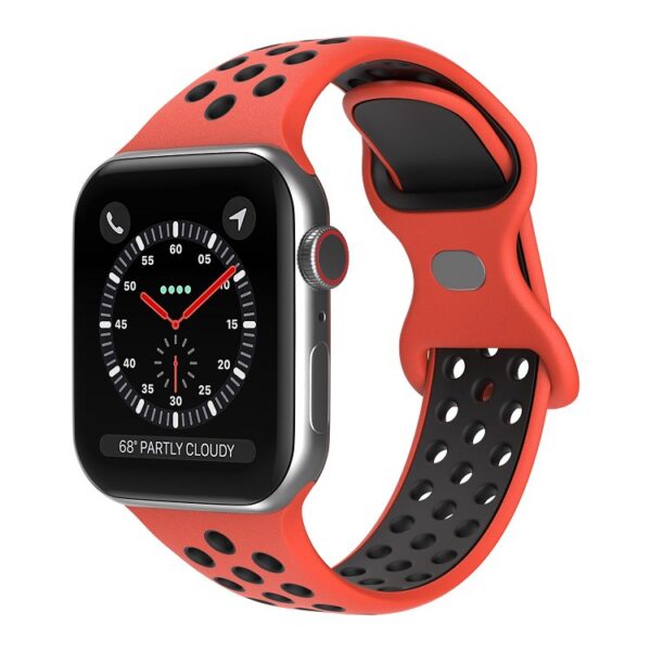 Apple Watch Serie Mode Silikon Mehrfarbig Uhrenarmband Apple Watch 3 – Bild 6